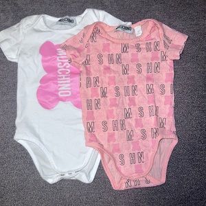 logo-print cotton body (set of 2) only wear once